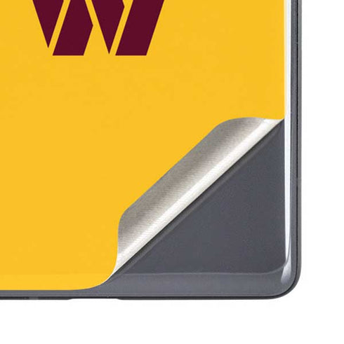 NFL Washington Commanders Yellow Google Pixel 7a Skin